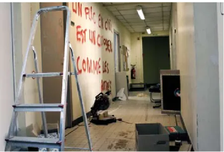 Fig. 28. Remise   en état des lieux,  7 avril 2006.