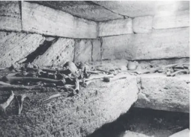 Fig. 5 :vue de l’intérieur de la chambre inférieure avant la première campagne  de fouilles (Ronchetta, Mighetto 2007 n°7 p