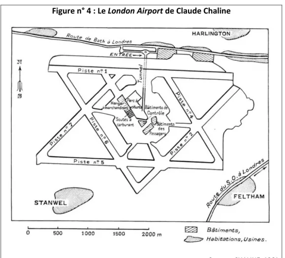 Figure n° 4 : Le London Airport de Claude Chaline 