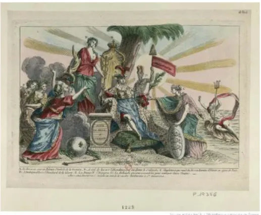 Fig. 3 Vive la Paix à jamais. Estampe allégorique en l’honneur du traité de Versailles, 1783