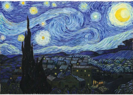 Figure 1 : Le ciel étoilé de Van Gogh. 