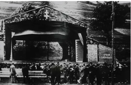Illustration 1 – Le Théâtre du Peuple en 1896.