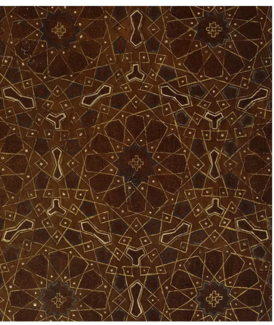 Figure 3 : Détail de reliure d'un Coran égyptien (1560) 