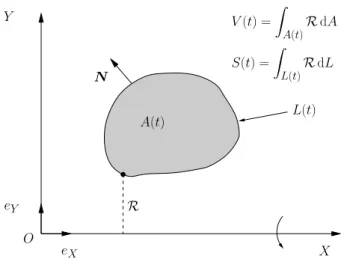 Figure 1: Notations related to the pseudo Cartesian geometry.
