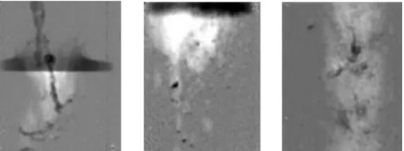 Fig. 1. High-energy X-ray visualization of the corium-water interaction on the  KROTOS facility [4] 