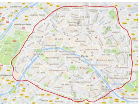 Figure 1.1: External Paris Ring Road.