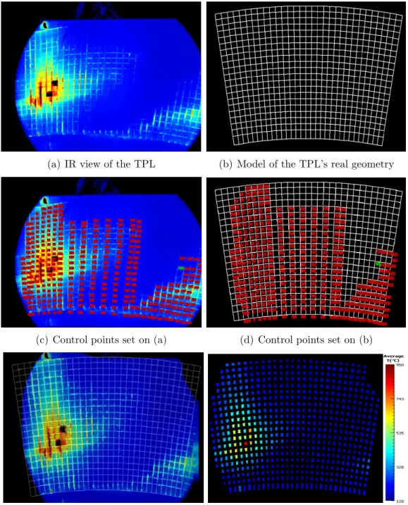 Figure 4: Using wolff for temperature cartography of the Tore Supra’s TPL tiles without deleterious waffle effect.
