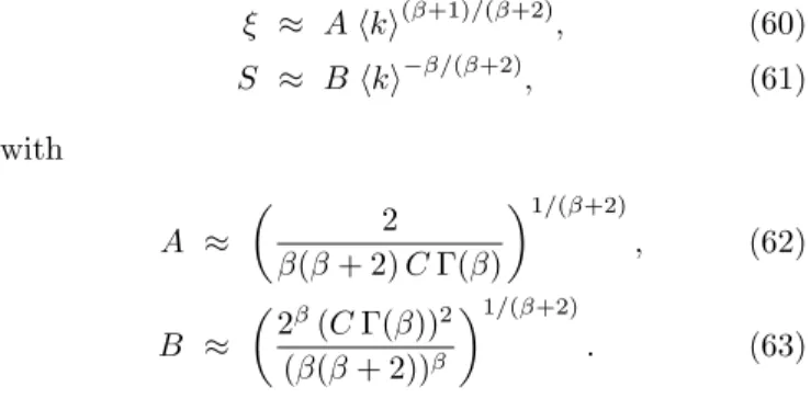 FIG. 4: (Color online) Logarithmic plot of the measured degree-resolved survival probability S[ℓ] against degree ℓ for the BA network