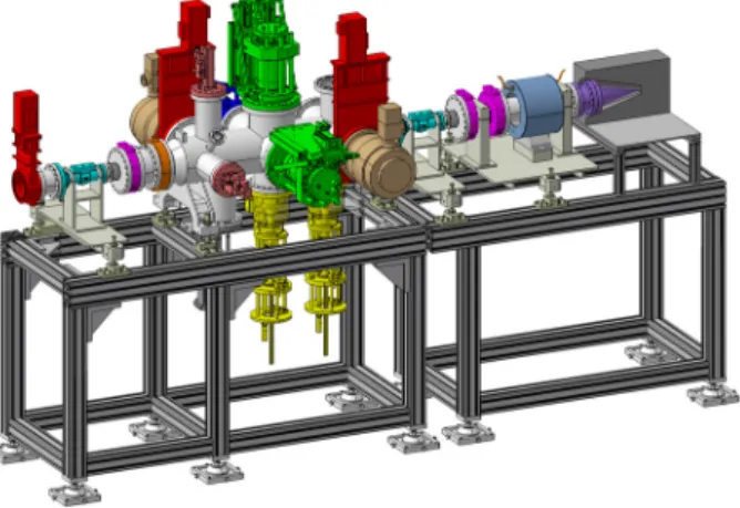Figure 7: 3D view of the Intermediate Tests Bench  (B.T.I.). 