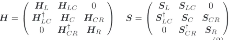 FIG. 2: Definition of the scattering region for practical cal- cal-culations.