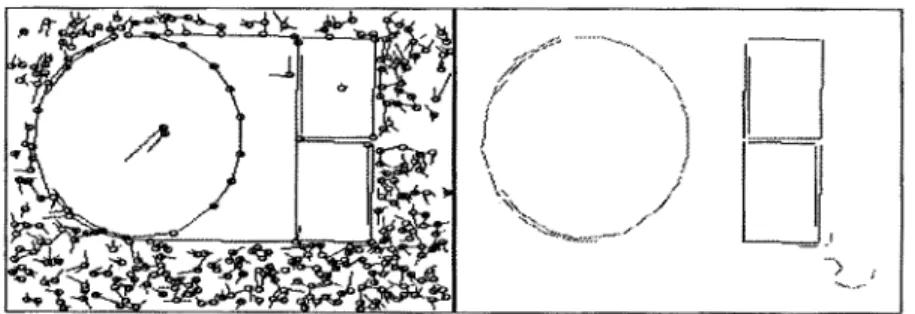 Figure  2:  The  relational  graph  extracted  from the  above image  and  some simple  image  structures  2  B a c k g r o u n d  
