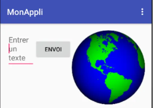 Figure 3.11 – Animation en LinearLayout