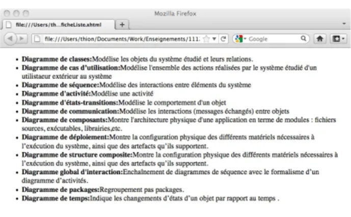 Figure 11: Ouverture du fichier avec Firefox