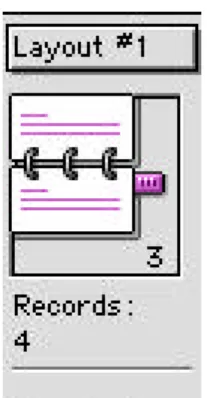 Figure 19. Delete WarningFigure 18. Icon showing which record is being browsed