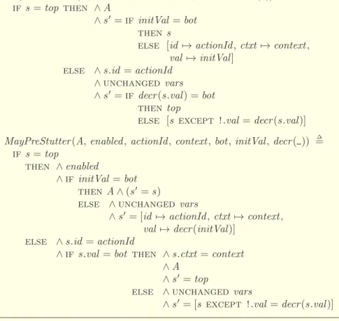 Figure 16: The end of the Stuttering module.