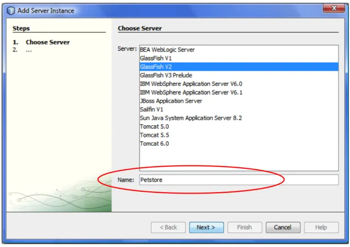 Figure 6-2: Type de serveur 
