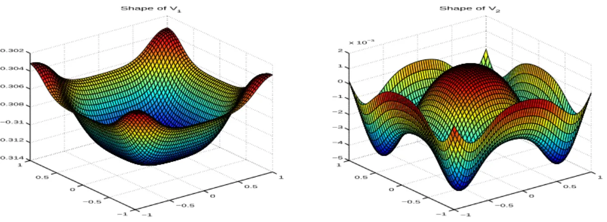 Figure 3: Example of a two-population, two-dimensional bump with constant external currents (see text).