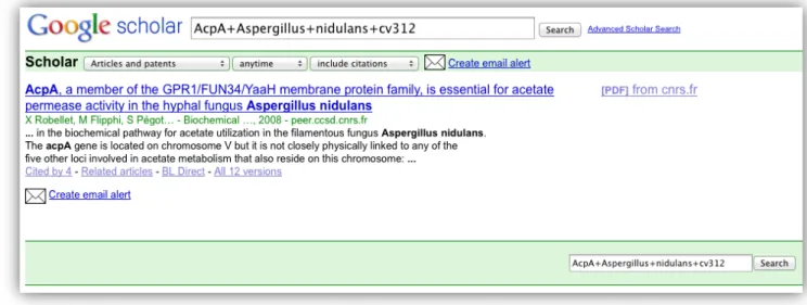 Figure   12:   PEER   and   Google   Scholar    Google   Scholar   screen   capture   