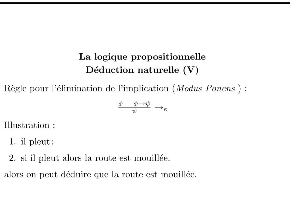 Illustration : 1. il pleut ;