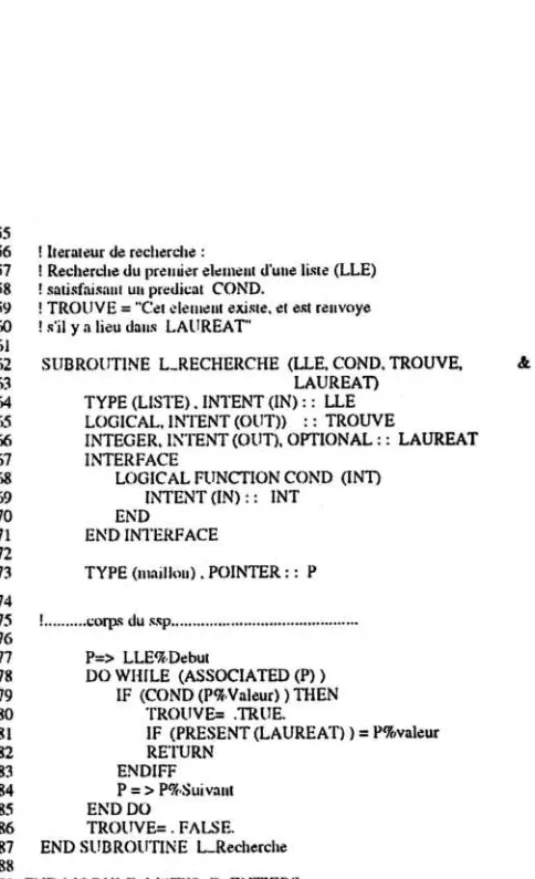 Figure 2 – Exemple de module exportant un type abstrait