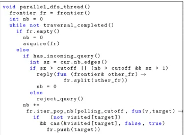 Figure 7. A large graph serialized by parallel BFS.