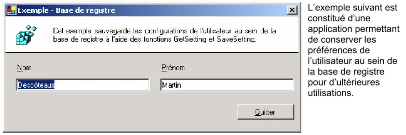 Figure 5.5 – Interface utilisateur de l’application 