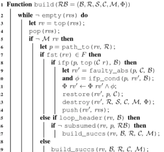 Figure 3: Detecting a subsumption.