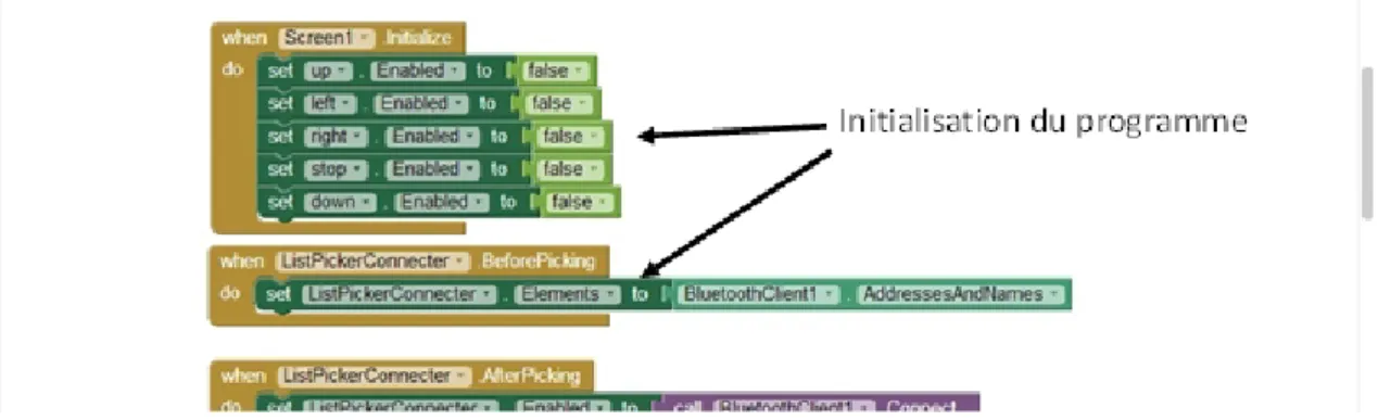 Figure 2.13  Capture de l'interface de création d'application.