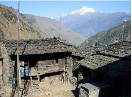 Fig. 11) House unite in Gatlang, in Final Report on Healthy Home Project, Rasuwa. (source ASF Nepal) 
