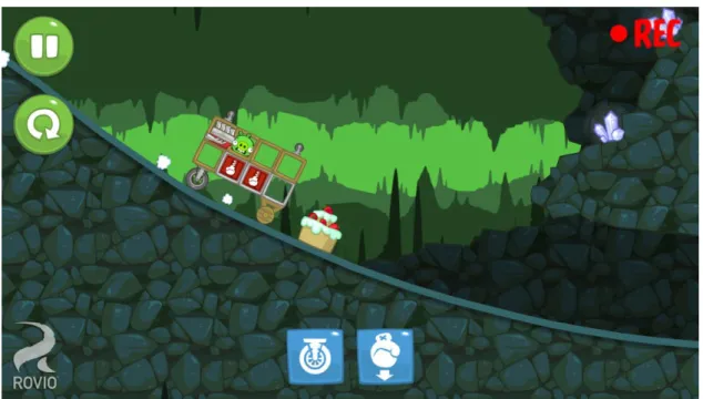 Figure 10 : Exemple d’application avec'Unity3D (Bad Piggies) 