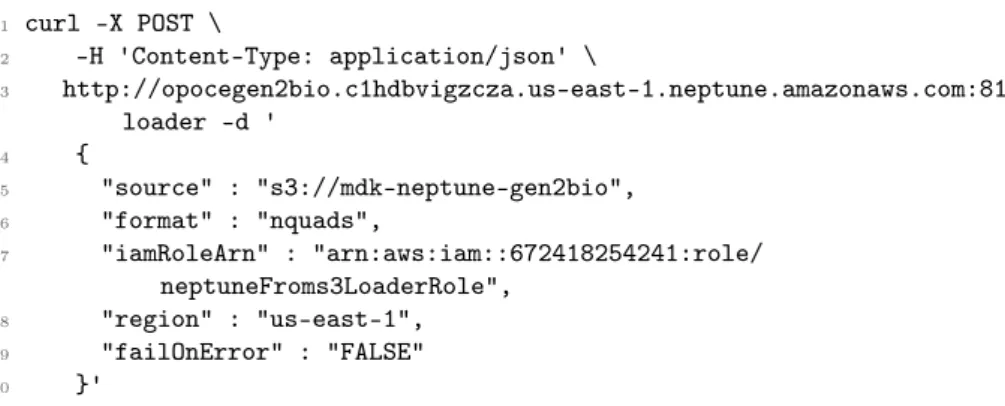 Figure 1 depicts the performance time in hours taken by Neptune 1.0.1 on a db.r4.xlarge instance.