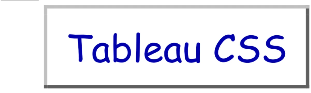 Tableau CSS 