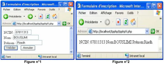 Figure n°1                                                                         Figure n°2 