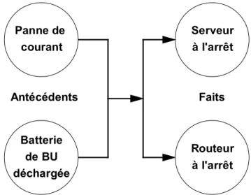 fig. 3.6 Conjonction de causes et conséquences communes 