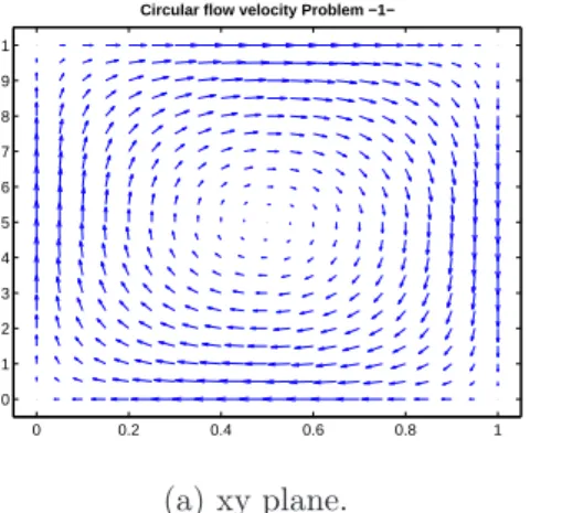 Figure 3: circular convection flow.