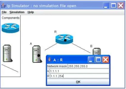 Figure 3: Simulation window