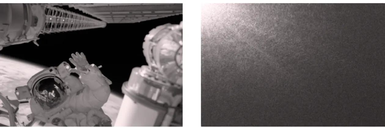 Figure 4: Transformée en cosinus d’une image en niveaux de gris (Source: NASA mission sts-97).