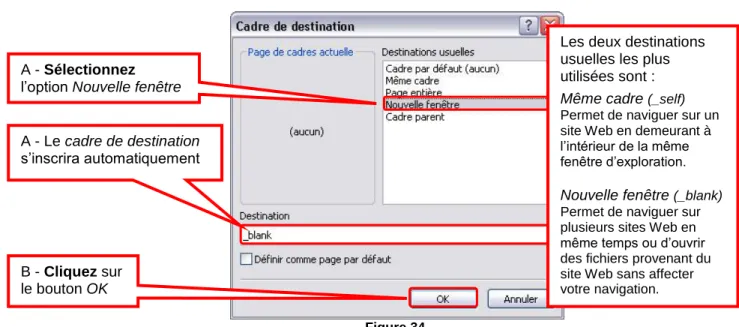Figure 34 A - Sélectionnez 