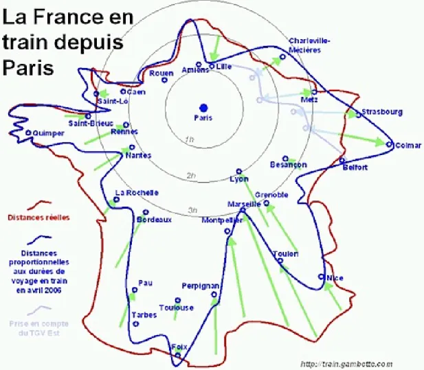 Figure 1: France in train from Paris (source: [1])