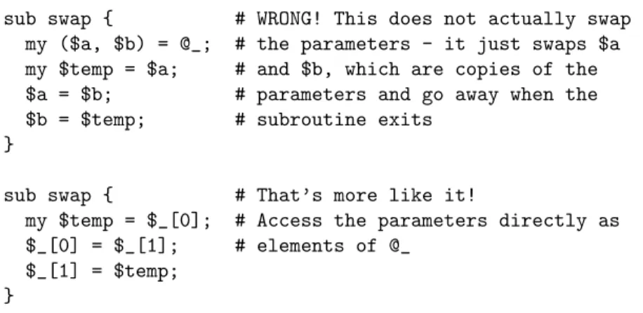 Figure 8: Parameter semantics.