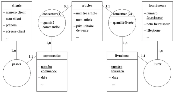 Fig. 9 – Normalisation des relations