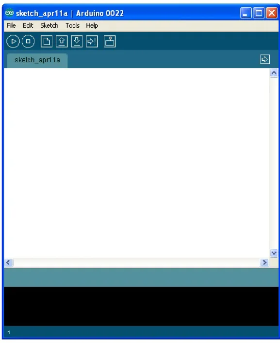 Figure 6 : fenêtre du logiciel Arduino