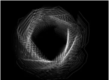 Figure  3.  Patch  containing  jit.gl.lua  script  and  rendering result
