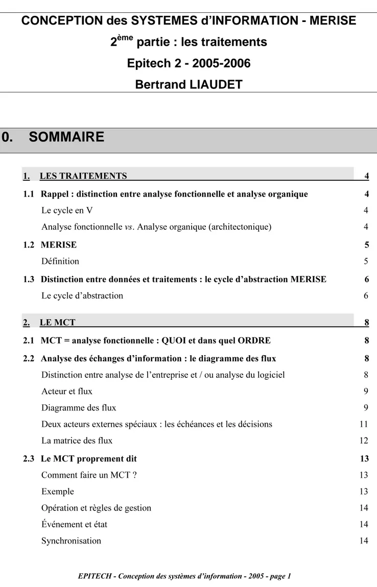 Diagramme des flux  9 