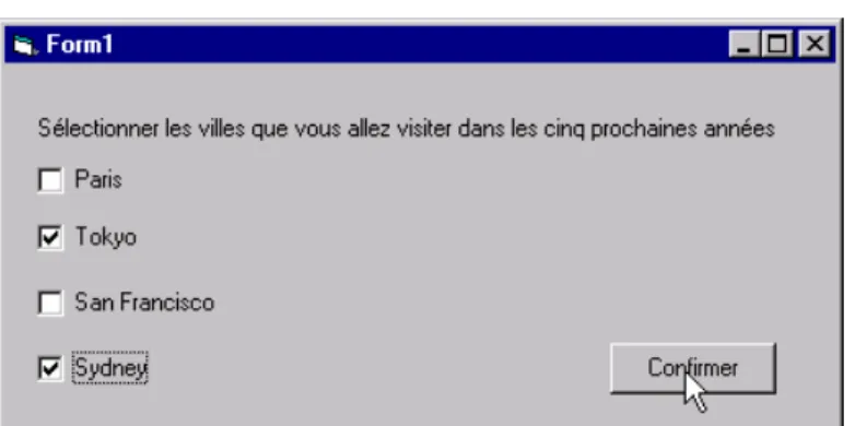 Figure 16 : Code VB de l’exemple de la figure 14 – 2 ème possibilité 