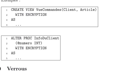 Fig. 7 – Traitement des donn´ ees d’une transaction en m´ emoire