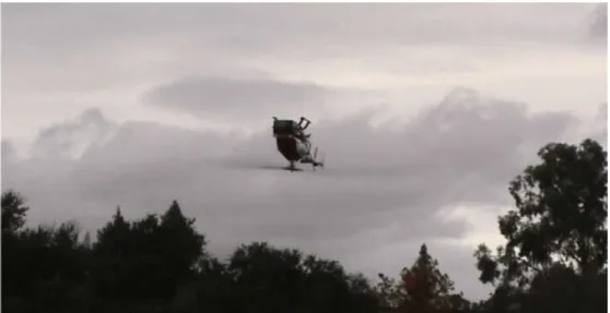 Figure 2-16: Autonomous helicopter from Stanford University learns to fly acrobatic maneuvers using RL in autopilot [70]