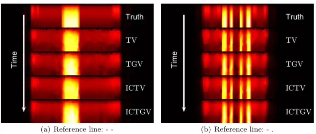 Fig. 6 PE2i: Time-lines of the spatiotemporal reconstructions. The reference lines are shown in Figure 4.