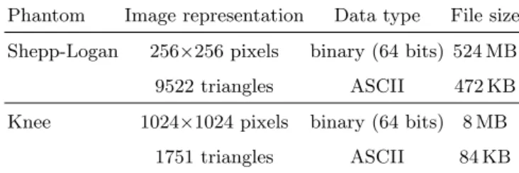 Figure 4e shows Fig. 4c superimposed with the real contours of the phantom (in red) and Figure 4f shows the profiles obtained from the FDK (red) and ATM (blue) reconstructed images compared with the real one (pink)