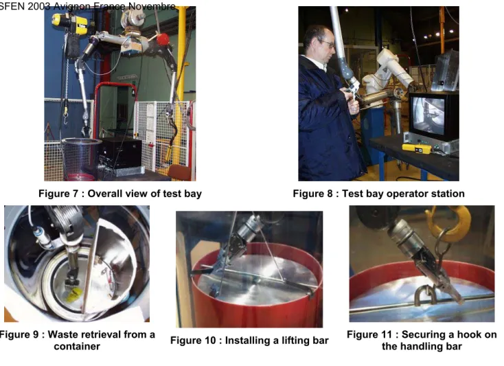 Figure 9 : Waste retrieval from a 